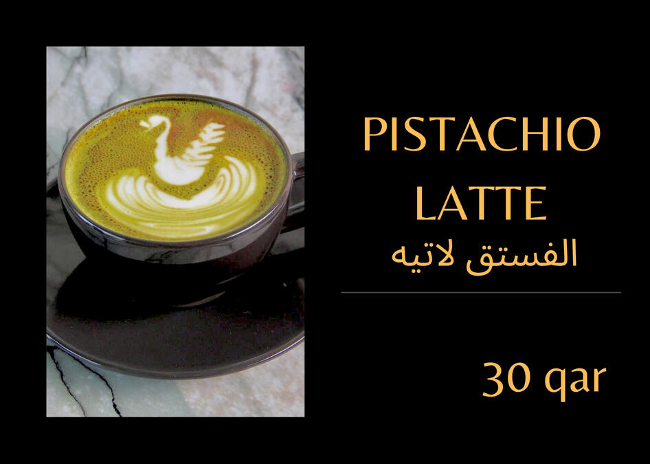 Hot Pistachio Latte