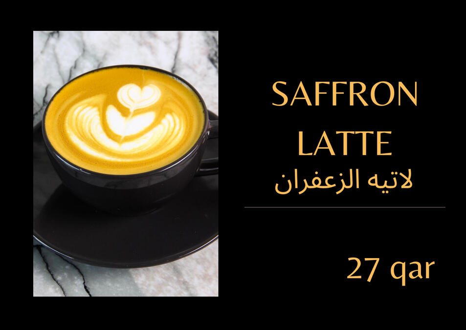 Saffron Latte
